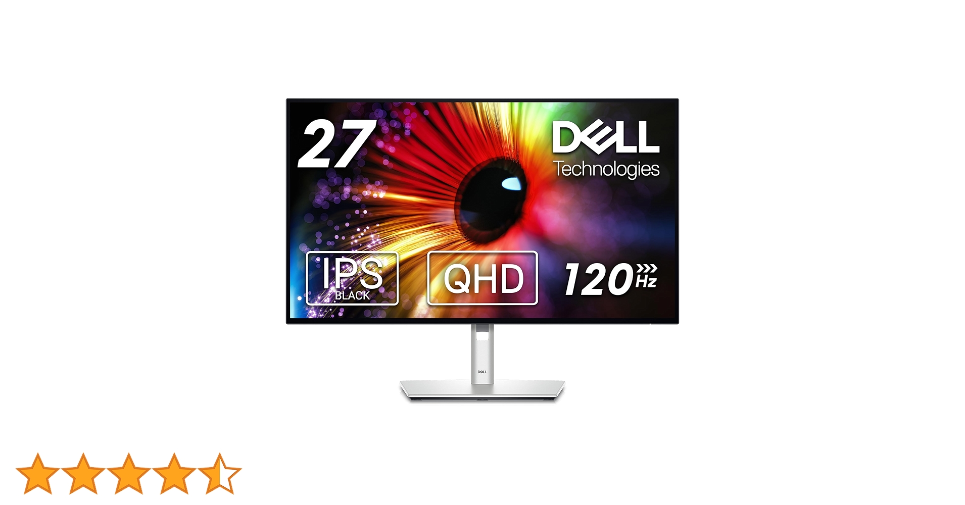 Dell UltraSharp Monitör 27 inç 2560x1440 QHD, IPS BLACK TECHNOLOGY